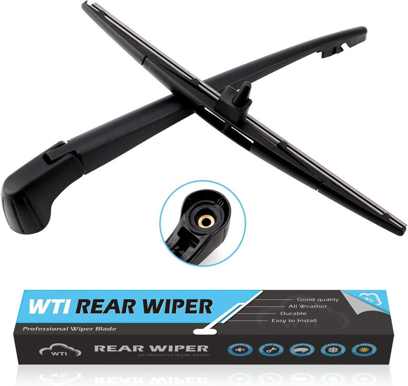 WTI Rear Wiper Arm Blade Set Compatible With Honda Pilot 2009-2015 SUV Rear Windshield Window Wiper Kits Assembly New Replacement Accessories Parts Fit 76720SZAA02 76730SZAA02 - Image 1